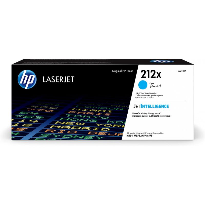 HP 212X Cyan Toner Cartridge W2121X for HP Colour LaserJet printers