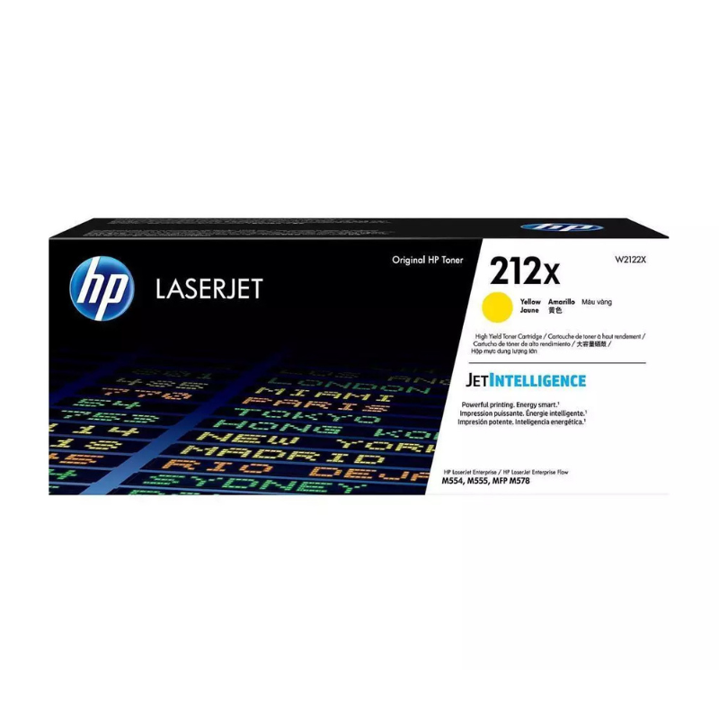 HP 212X Yellow Toner Cartridge W2122X for HP Colour LaserJet printers