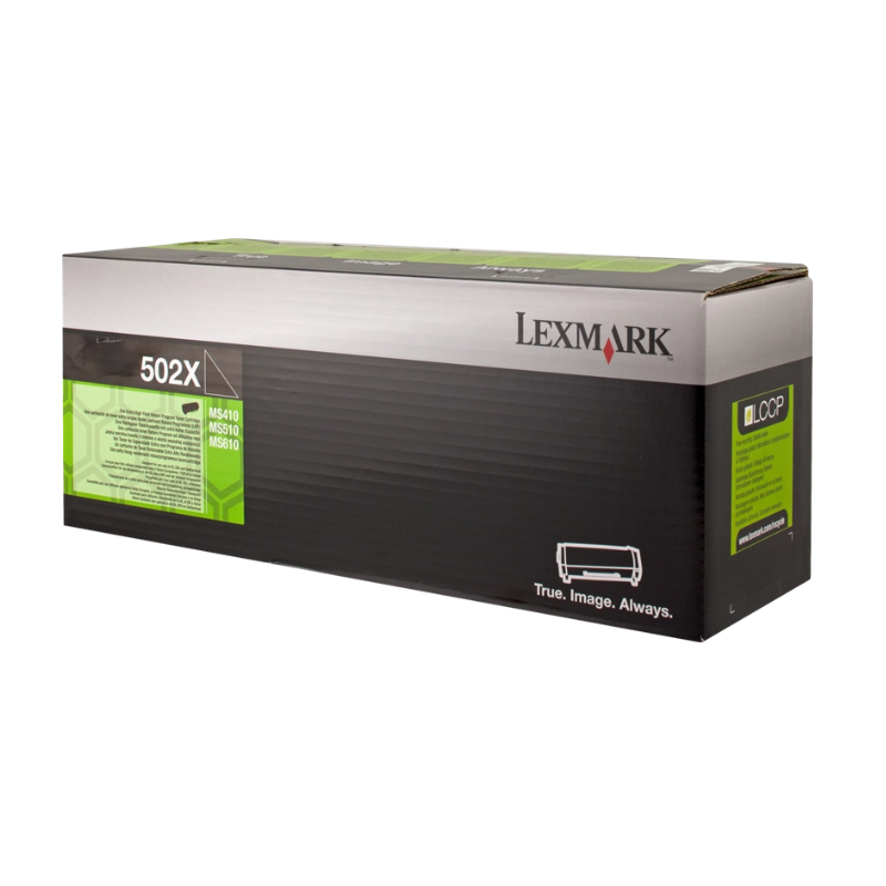 Lexmark 502X Black Toner Cartridge 50F2X00 for Lexmark MS410 printer